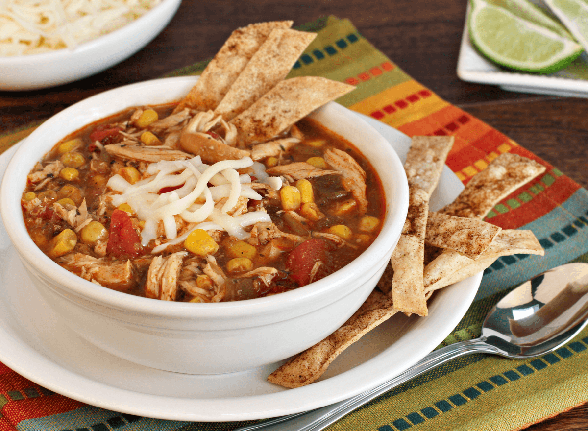 Slow Cooker Chicken Tortilla Soup (Dump and Go!) - Real Food Whole