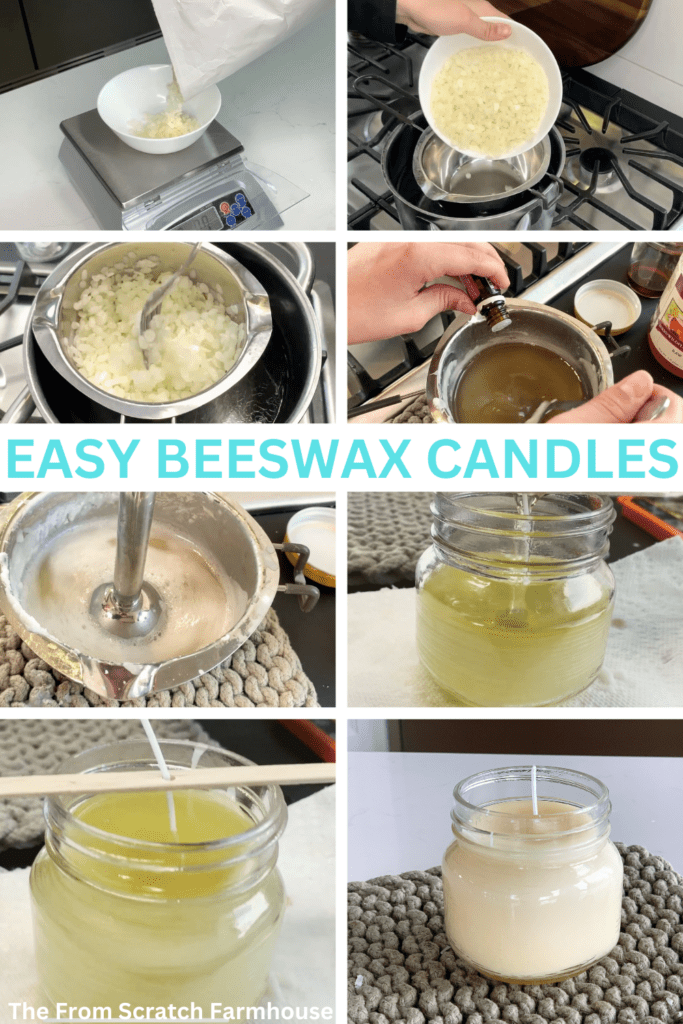 How To Make Homemade Beeswax Candles - Stay at Home Sarah