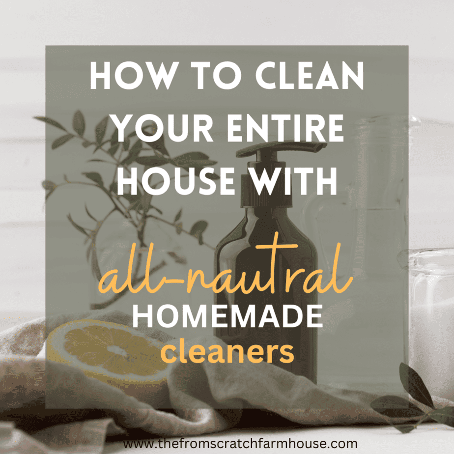 All-Natural Homemade Cleaner Recipes For Your Entire House