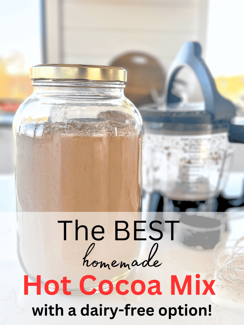 The Best Homemade Hot Chocolate Mix {Dairy Free Option}