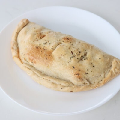 baked traditional Irish pasty on a plate