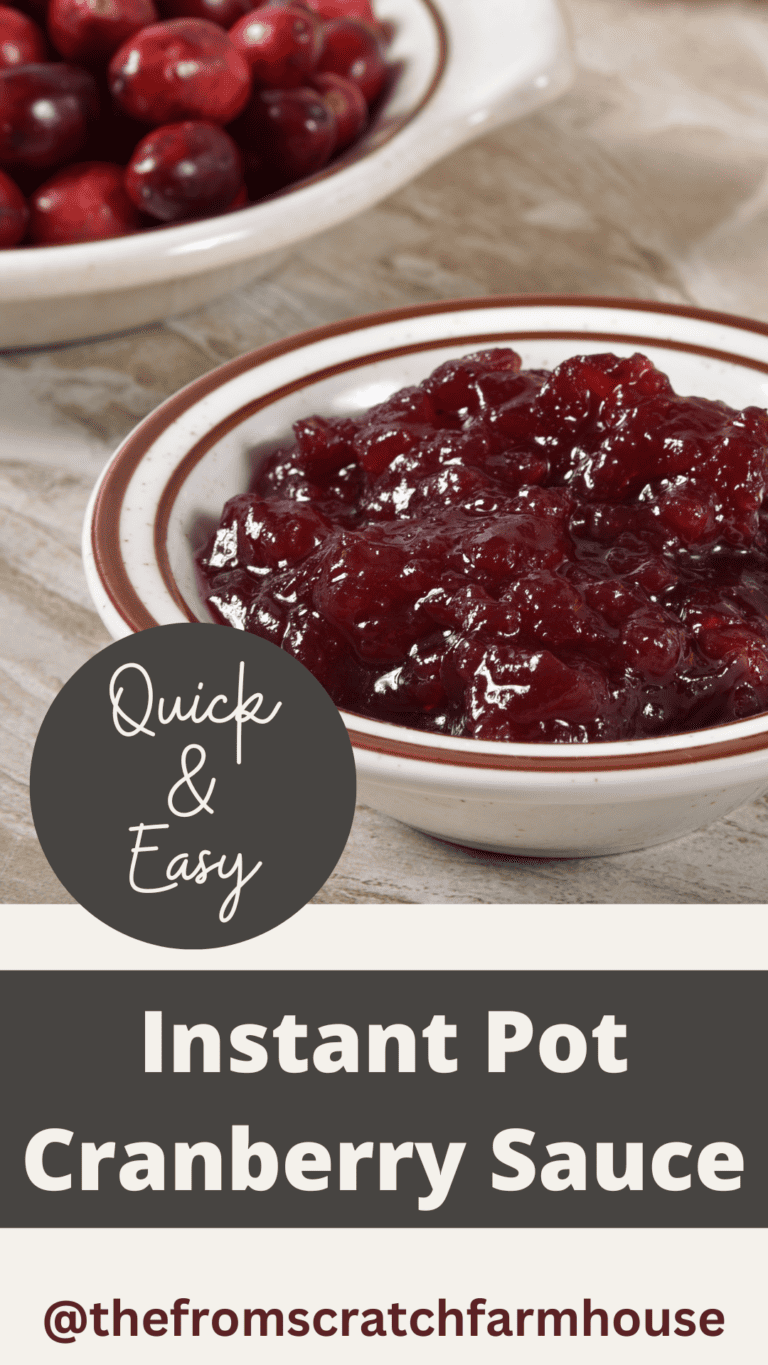 The Best Instant Pot Cranberry Sauce (+ how to can it)