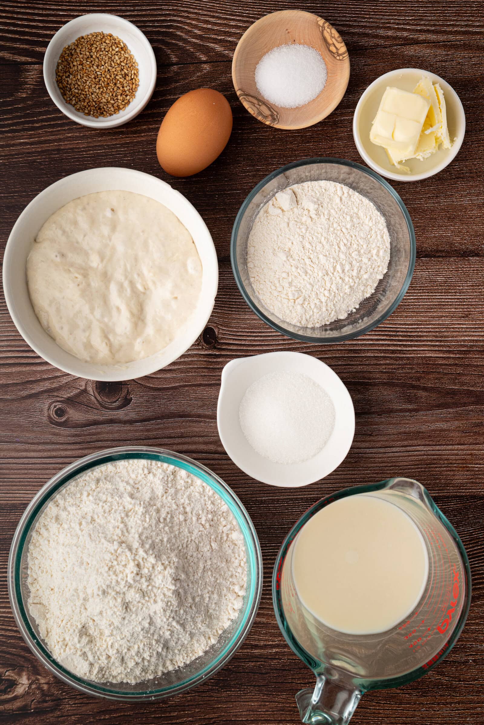 sourdough burger buns ingredients