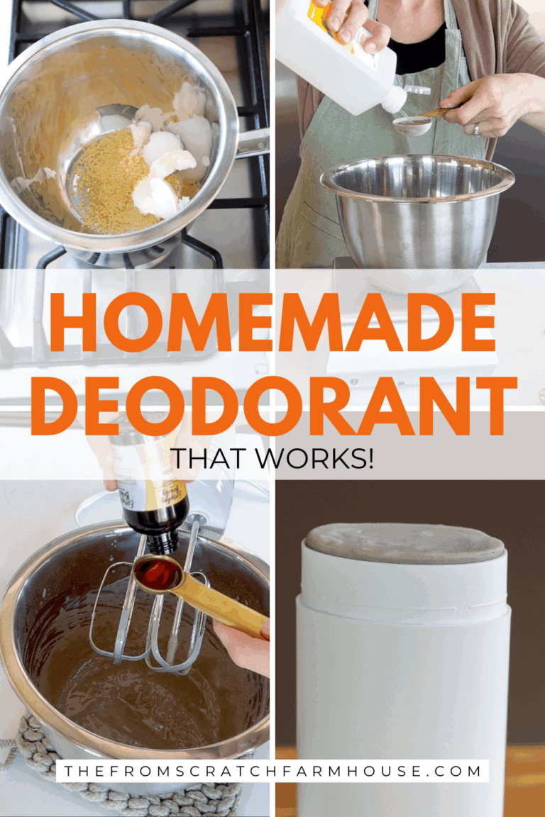 Homemade Natural Deodorant Recipe Without Baking Soda