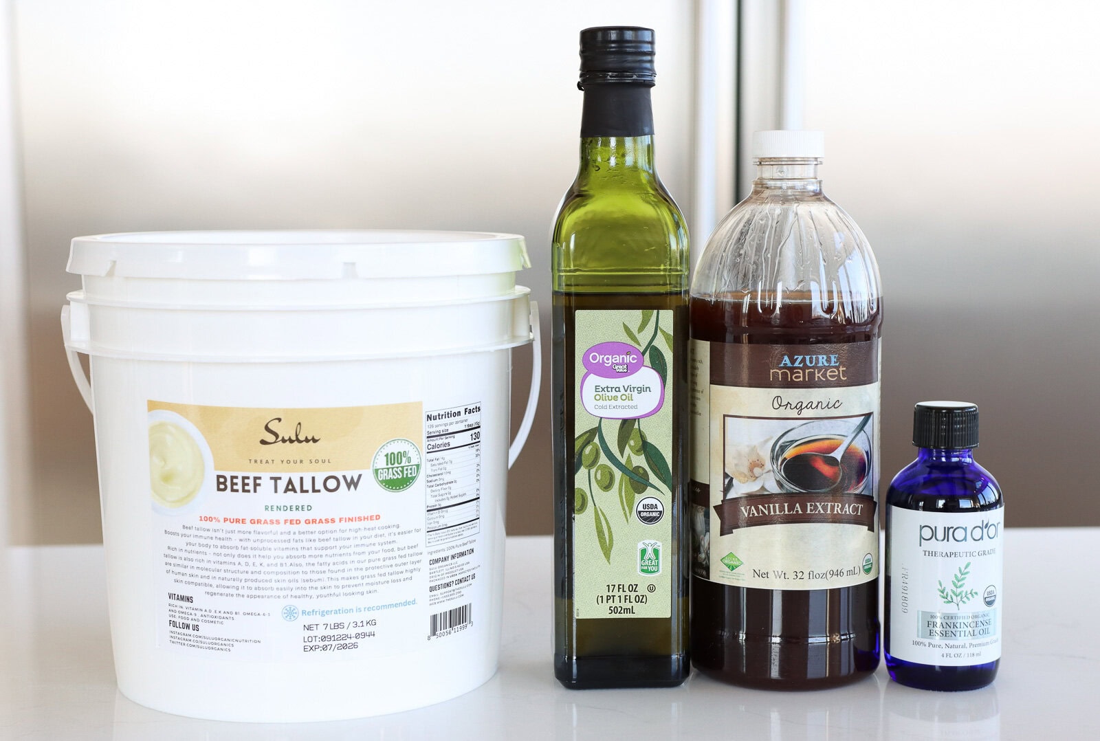 homemade tallow balm recipe ingredients