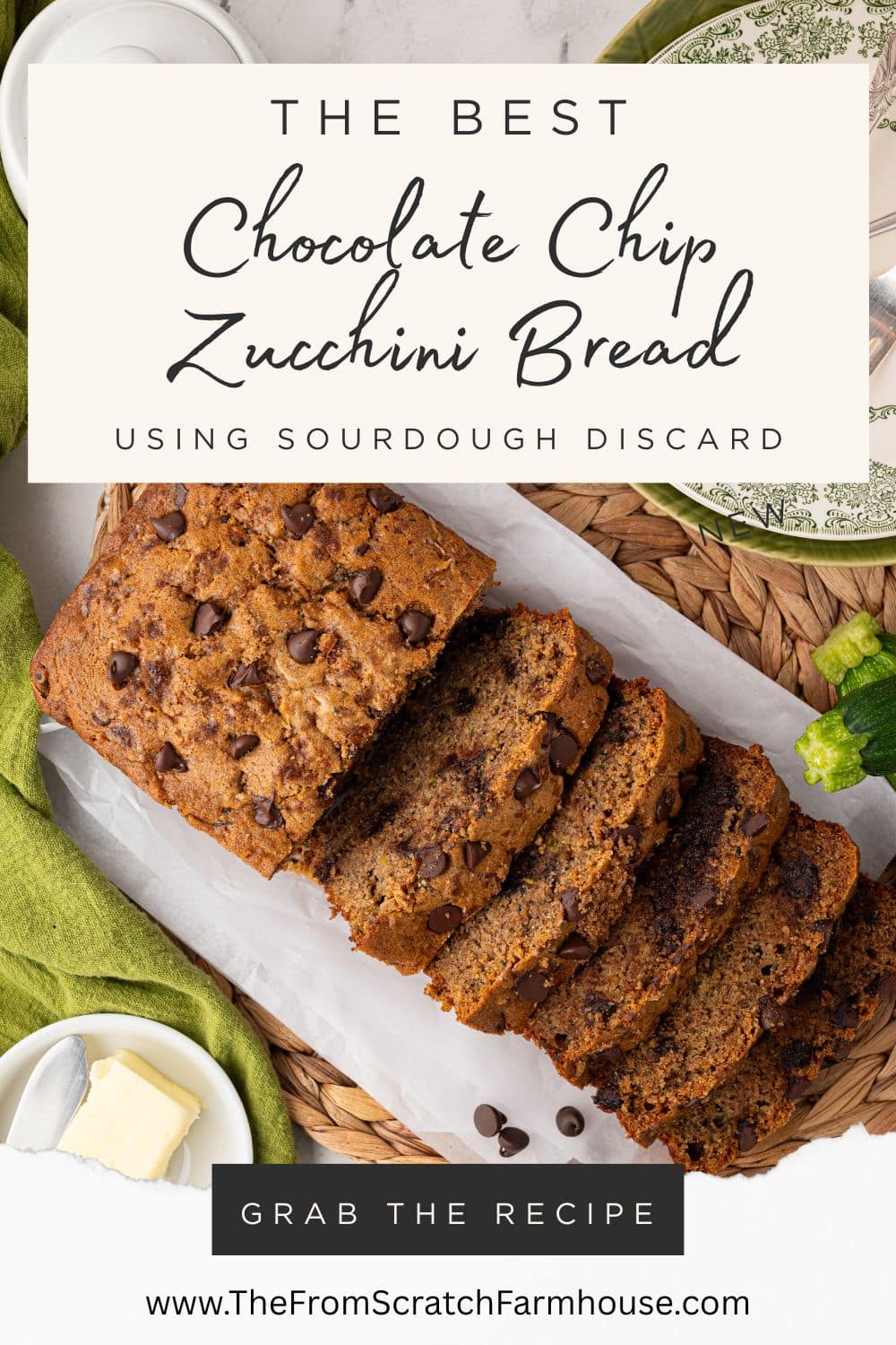 the best zucchini bread using sourdough discard recipe